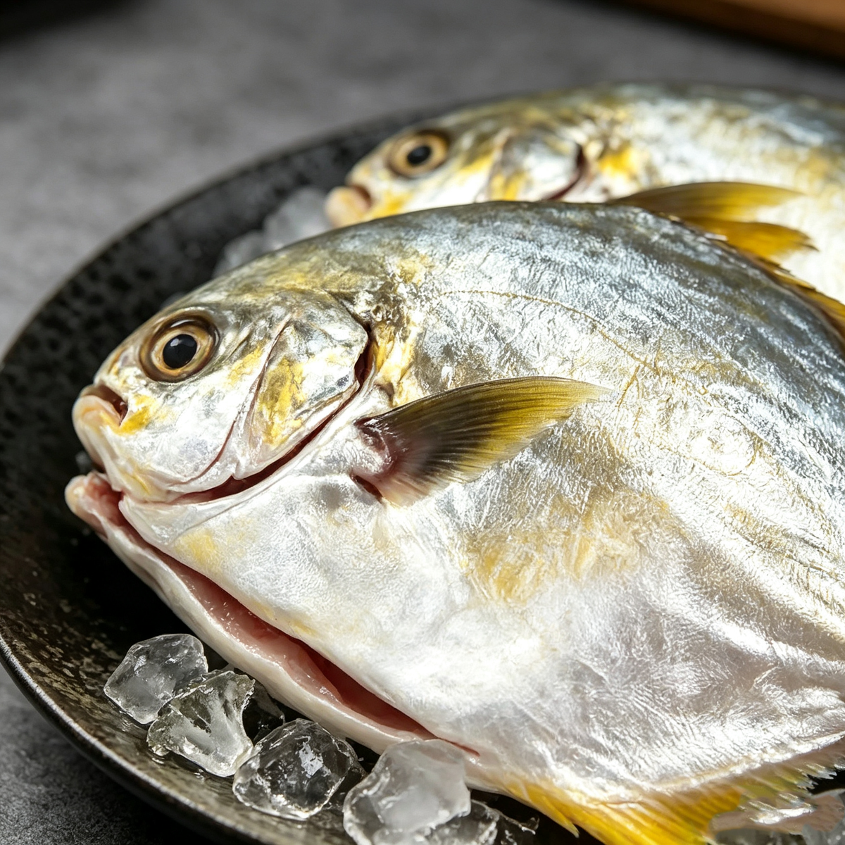 Frozen Raw Golden Pomfret
